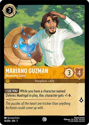 Mariano Guzman - Le beau prétendant (16/204) - Île d'Archazias 