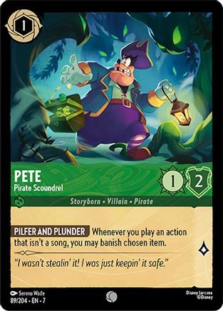 Pete - Pirate Scoundrel (89/204) - Île d'Archazias 