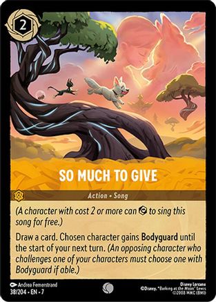 So Much to Give (38/204) - Archazias Island Cold Foil