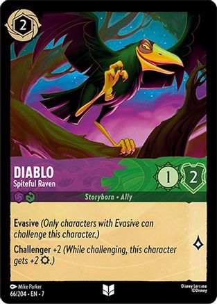 Diablo - Corbeau malveillant (66/204) - Feuille froide de l'île d'Archazias 