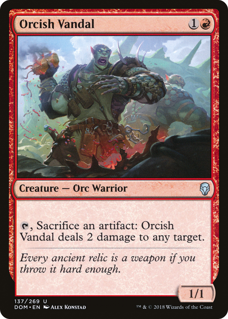 Vandale orque (DOM-137) - Dominaria 