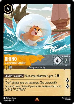 Rhino - Conférencier motivateur (1/204) - Archazias Island Cold Foil 