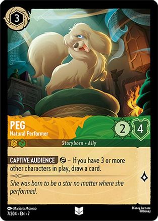 Peg - Natural Performer (7/204) - Feuille froide de l'île d'Archazias 