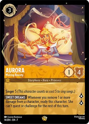 Aurora - La Belle au bois dormant (14/204) - Feuille froide de l'île d'Archazias 