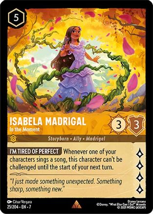 Isabela Madrigal - In the Moment (25/204) - Feuille froide de l'île d'Archazias 