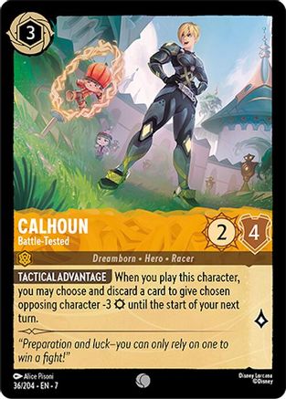 Calhoun - Éprouvé au combat (36/204) - Feuille froide de l'île d'Archazias 