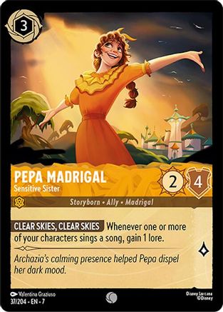 Pepa Madrigal - Sœur sensible (37/204) - Île d'Archazias 