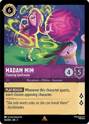 Madame Mim - Lanceuse de sorts tricheuse (56/204) - Île d'Archazias 
