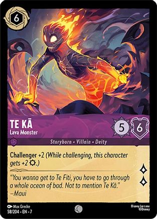 Te Ka - Monstre de lave (58/204) - Île d'Archazias 