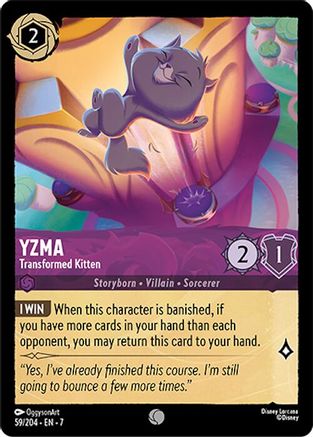 Yzma - Chaton transformé (59/204) - Île d'Archazias 