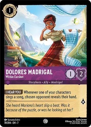 Dolores Madrigal - À portée de voix (78/204) - Île d'Archazias 