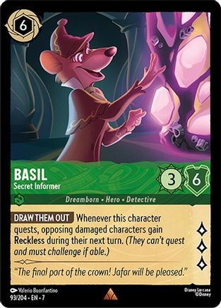 Basil - Informateur secret (93/204) - Île d'Archazias 