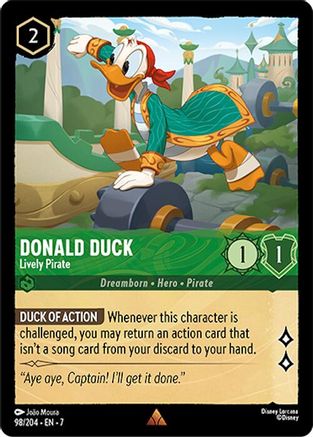 Donald Duck - Pirate animé (98/204) - Île d'Archazias 