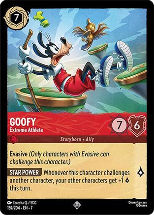 Goofy - Athlète extrême (139/204) - Archazias Island Cold Foil 