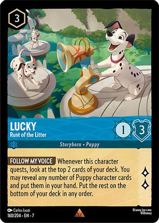 Lucky - Le plus petit de la portée (160/204) - Île d'Archazias 