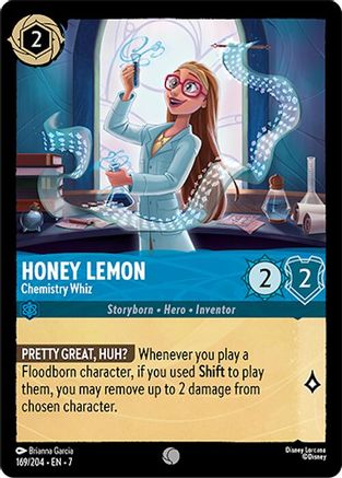 Miel Citron - Chemistry Whiz (169/204) - Feuille d'aluminium froide de l'île d'Archazias 