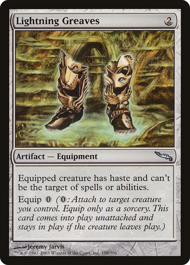 Jambières de foudre (MRD-199) - Mirrodin Foil