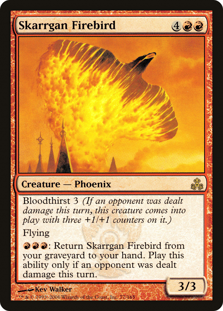 Oiseau de feu Skarrgan (GPT-077) - Le Pacte des Guildes