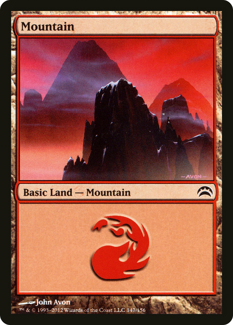 Mountain (147) (PC2-147) - Planechase 2012 Foil