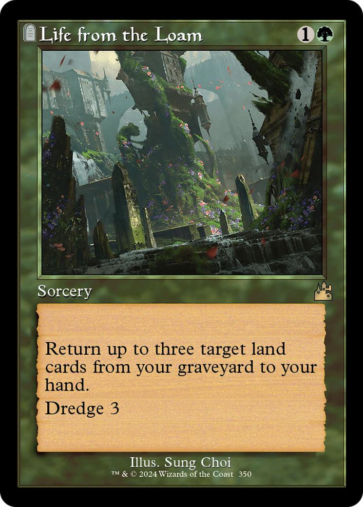 Life from the Loam (Retro Frame) (RVR-350) - Ravnica Remastered: (tombstone)