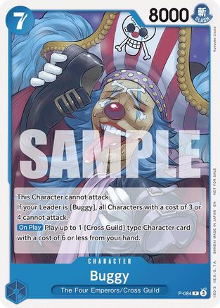 Buggy (événement de sortie OP10) (P-084) - Cartes promotionnelles One Piece 