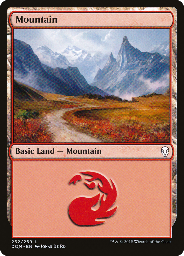 Montagne (DOM-262) - Feuille Dominaria