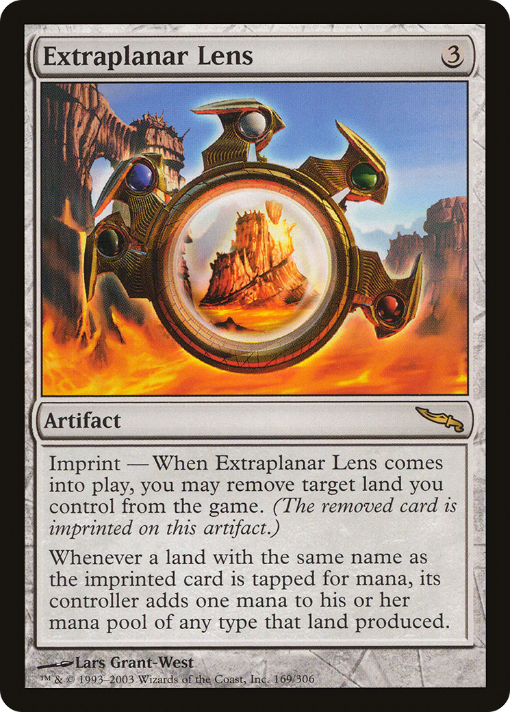 Lentille extraplanaire (MRD-169) - Feuille Mirrodin 
