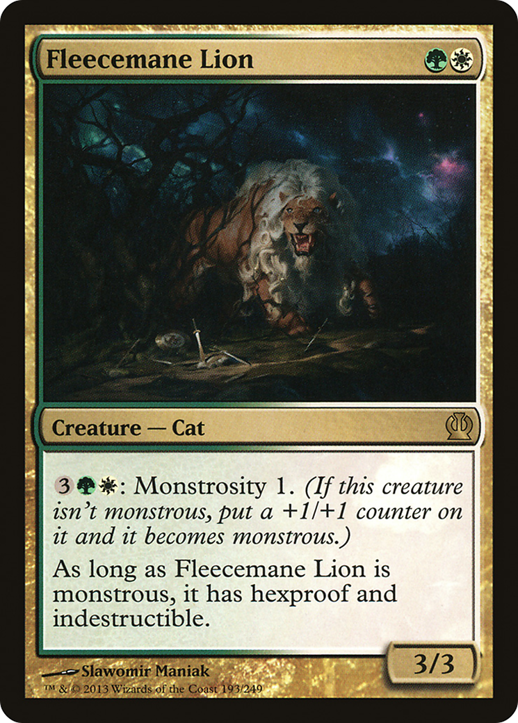 Lion à crinière polaire (THS-193) - Theros