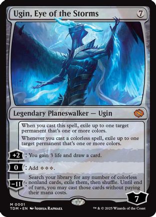 Ugin, l'Œil des Tempêtes (TDM-001) - Tarkir : Dragonstorm Foil 