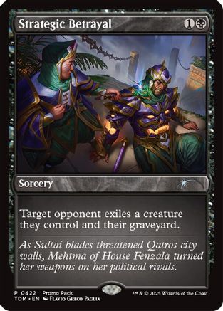 Trahison stratégique (PPTDM-422) - Pack promotionnel : Tarkir : Tempête de dragons 