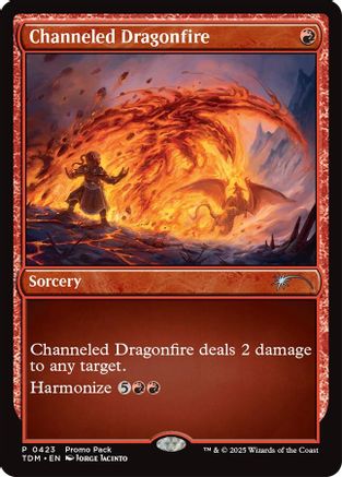 Feu draconique canalisé (PPTDM-423) - Pack promotionnel : Tarkir : Tempête de dragons Foil 