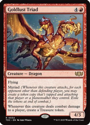 Triade de la Soif d'Or (TDC-034) - Commandant : Tarkir : Tempête de Dragons 