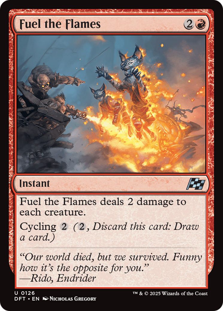 Alimenter les flammes (DFT-126) - Aetherdrift 