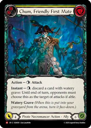 Chum, Friendly First Mate (SEA050) - High Seas Rainbow Foil