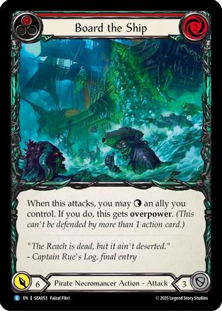 Board the Ship (SEA053) - High Seas Rainbow Foil