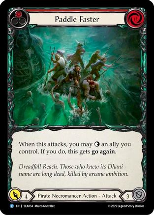 Paddle Faster (SEA054) - High Seas Rainbow Foil