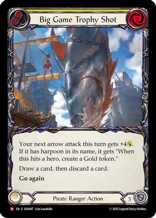 Big Game Trophy Shot (SEA087) - High Seas Rainbow Foil