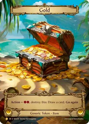 Gold (Treasure) (SEA244) - High Seas Cold Foil