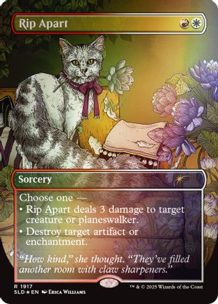 Rip Apart (1917) (Rainbow Foil) (SLD-1917) - Secret Lair Drop Series Foil