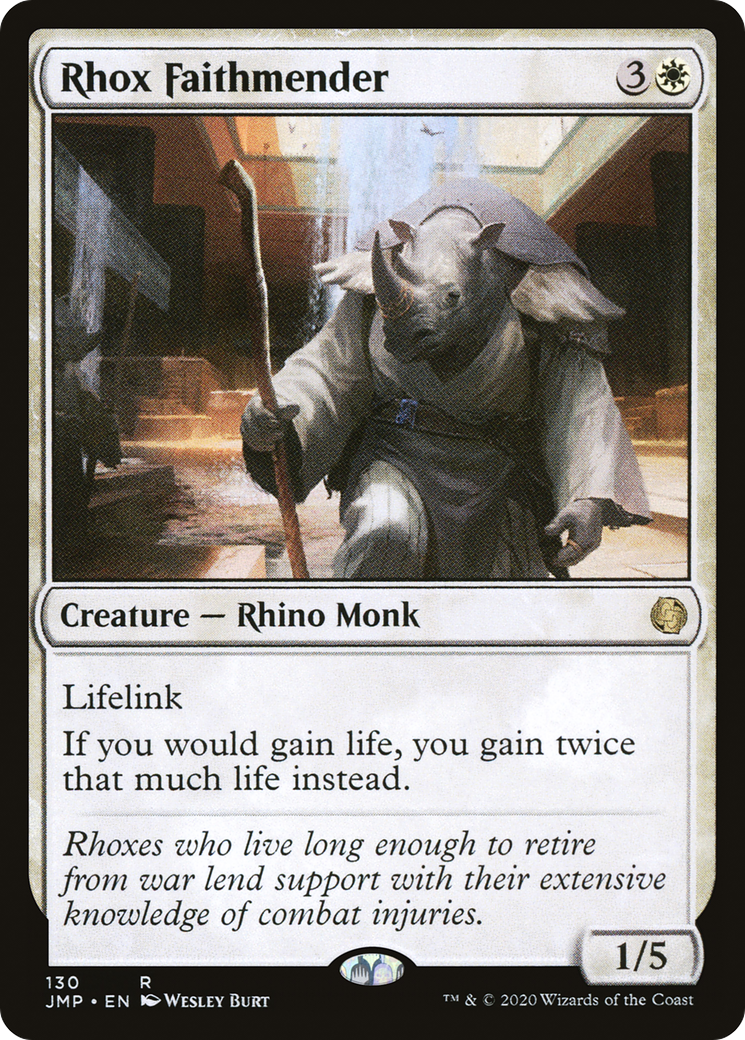 Rhox Faithmender (JMP-130) - Démarrage rapide