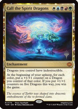 Appelez les dragons spirituels (PPTDM-174) - Pack promotionnel : Tarkir : Tempête de dragons 