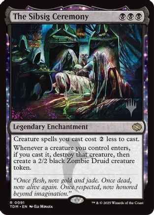 The Sibsig Ceremony (PPTDM-091) - Promo Pack: Tarkir: Dragonstorm Foil