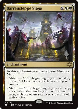 Siège de la steppe stérile (PPTDM-171) - Pack promotionnel : Tarkir : Tempête de dragons 