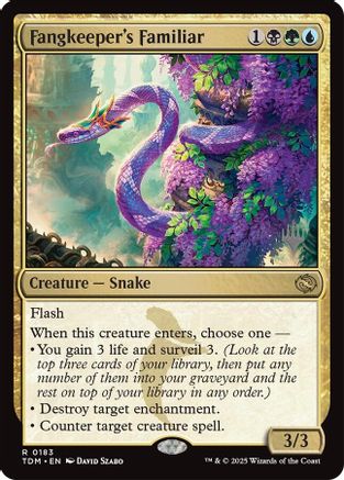 Familier du Gardien des Crocs (PPTDM-183) - Pack promotionnel : Tarkir : Tempête de Dragons 