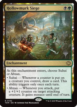 Siège de Hollowmurk (PPTDM-192) - Pack promotionnel : Tarkir : Tempête de dragon 