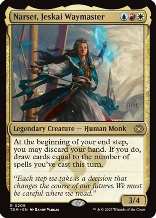 Narset, Jeskai Waymaster (PPTDM-209) - Promo Pack: Tarkir: Dragonstorm Foil