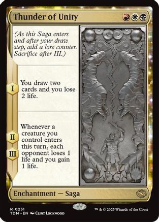 Thunder of Unity (PPTDM-231) - Promo Pack: Tarkir: Dragonstorm Foil