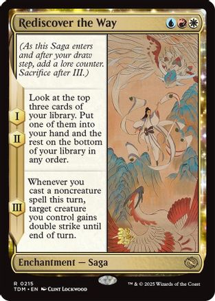 Rediscover the Way (PRE-215) - Prerelease Cards Foil