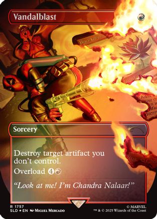 Vandalblast (1757) (Rainbow Foil) (SLD-1757) - Secret Lair Drop Foil