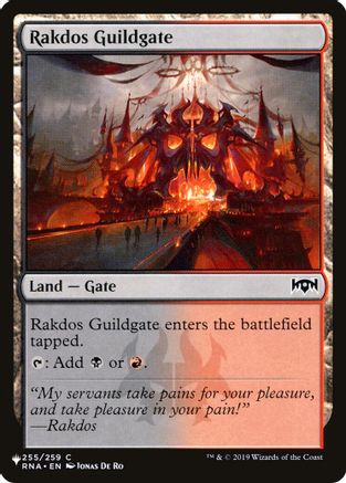 Rakdos Guildgate (255) (LIST-255) - The List Reprints